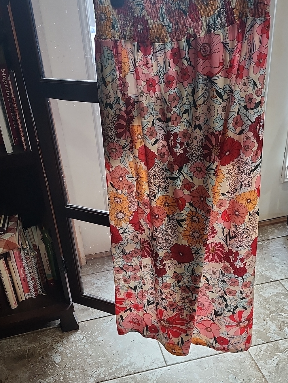 Floral Wide-Leg Jumpsuit in Pink Multi